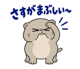 脱力ぶさかわ猫のゆるい返事のスタンプ 11
