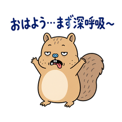 脱力リスのがんばらなくていい日のメイン画像