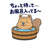 脱力リスの家族れんらくのスタンプ 17