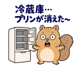 脱力リスの家族れんらくのスタンプ 38