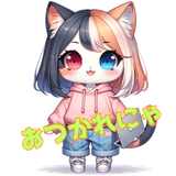 Daily life of lovely catsのスタンプ 1