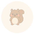 まんまるリスのほっこり毎日のスタンプ 1