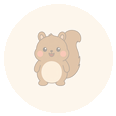 まんまるリスのほっこり毎日のスタンプ 5