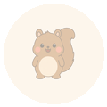 まんまるリスのほっこり毎日のスタンプ 26