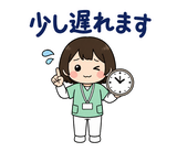 看護師の夜勤・シフト連絡スタンプのスタンプ 23