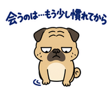 脱力パグのおつかれさまのスタンプ 20